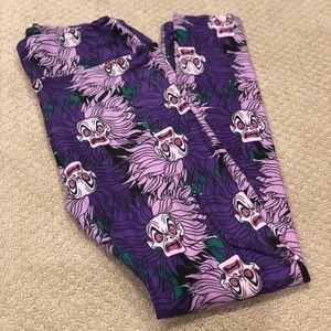 LuLaRoe OS Disney Villains Cruella Leggings